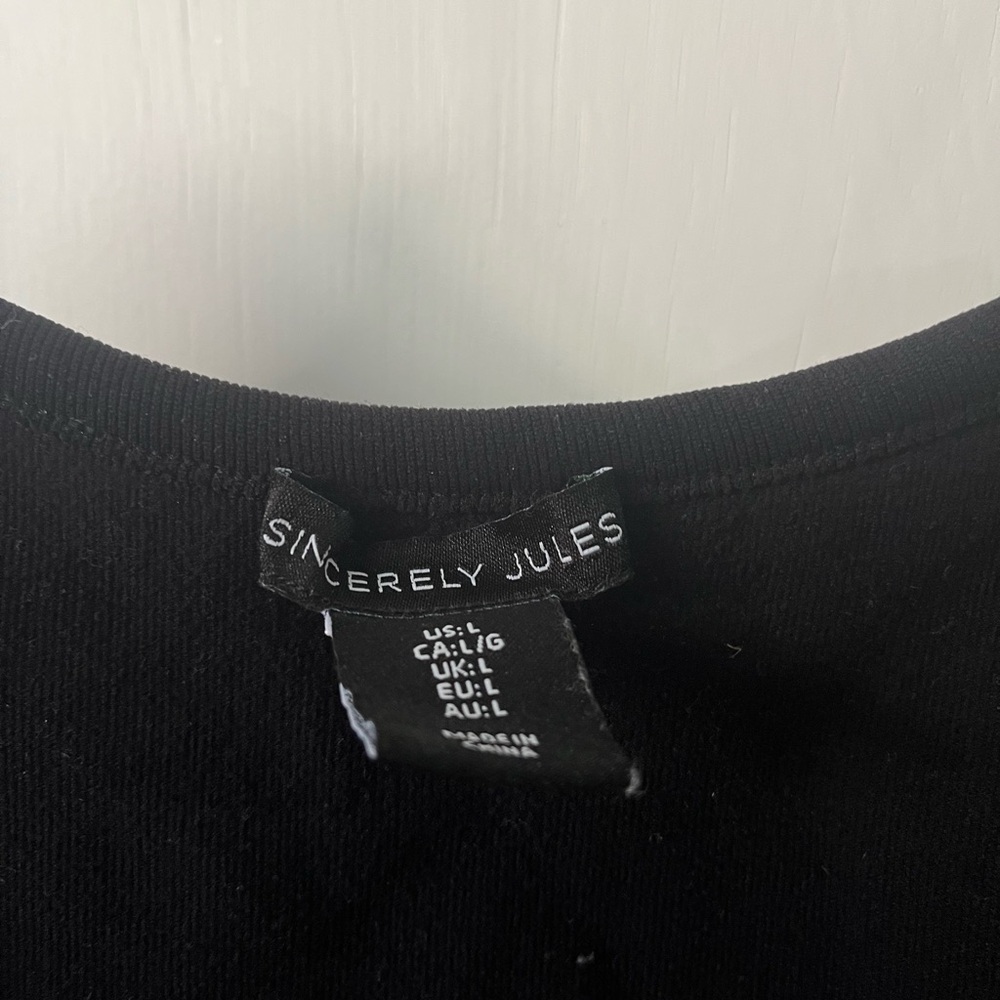 Sincerely Jules Black Top